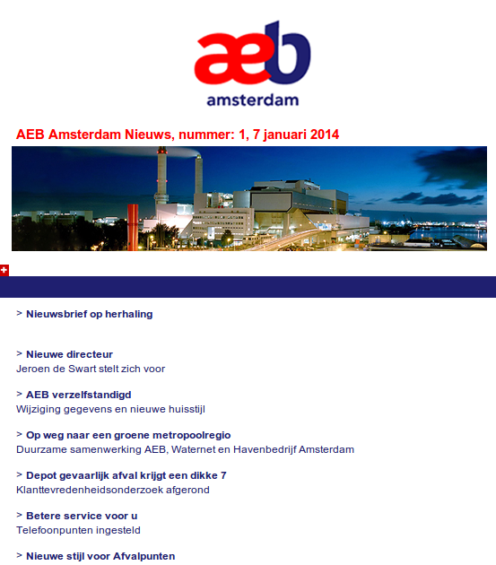 bijlage nieuwsbrief voorbeeld